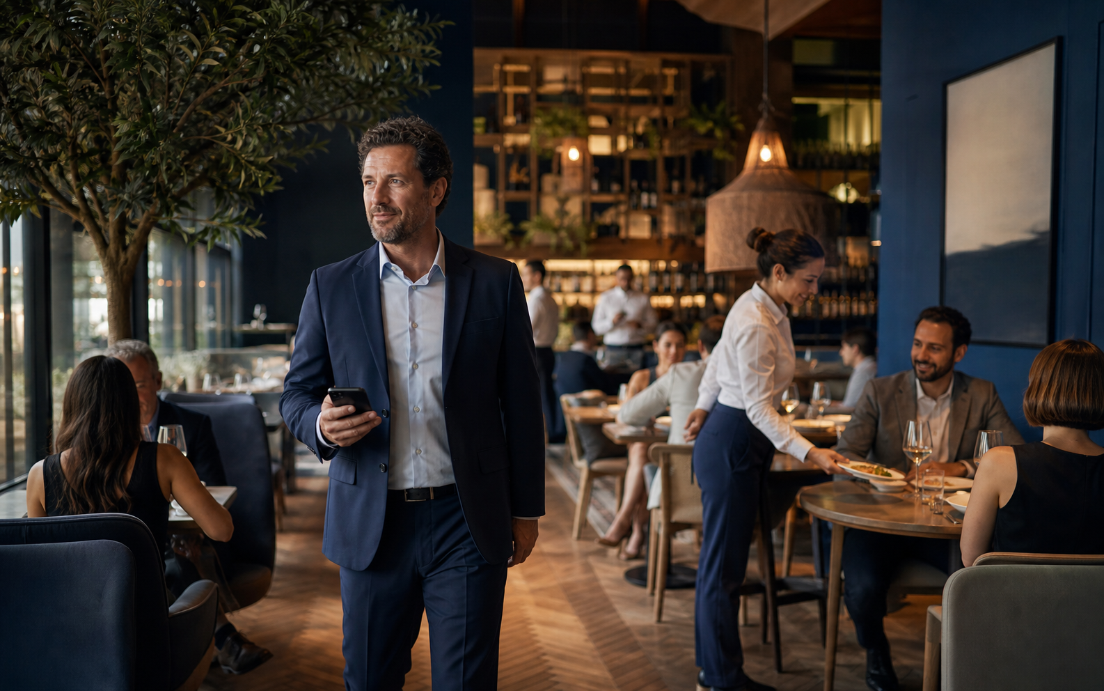 Verbonden hospitality-operatie waarin klantcontact en werkvloer samenkomen